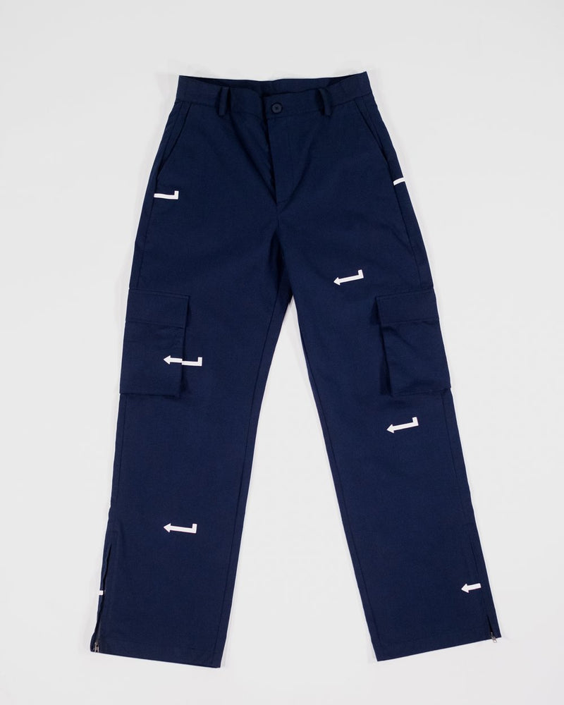 ARROW-PRINTED CARGO PANTS