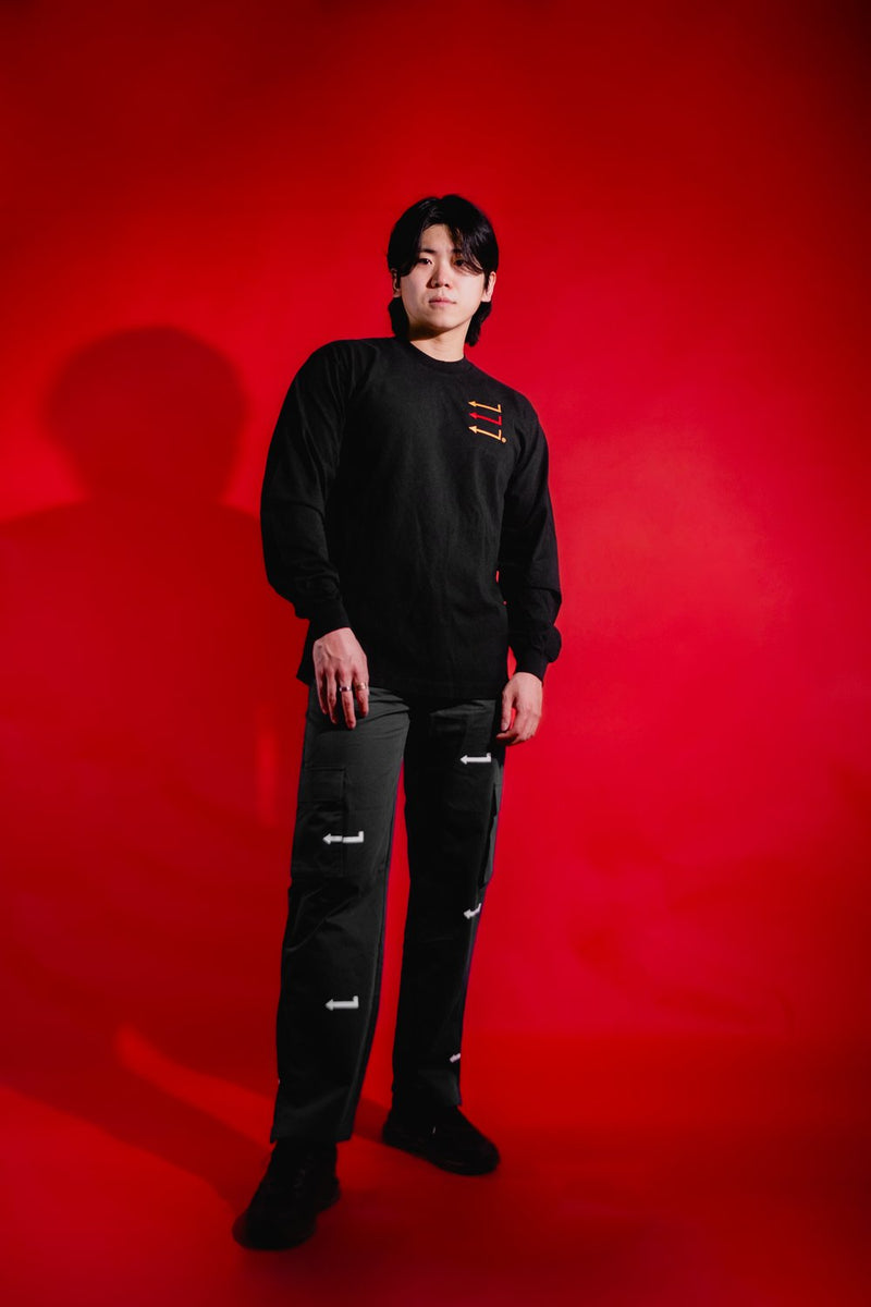 Enter Sign Logo L/S T-Shirt by SOBEIT®